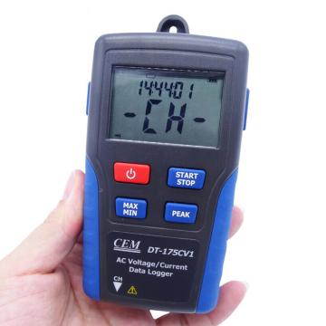 CEM/华盛昌 迷你型电流电压记录仪,DT-175CV1,100000组数据记录