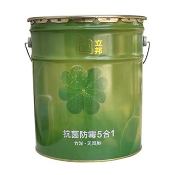Nippon/立邦 乳胶漆抗菌防霉净味五合一,白色,15L/桶