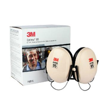3M 颈戴式耳罩 ,H6B ,PELTOR OPTIME 95系列 白黑