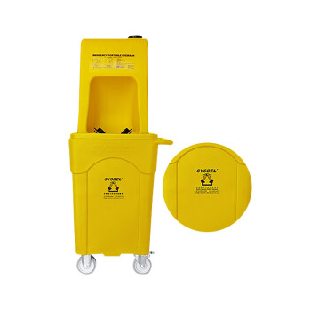 SYSBEL/西斯贝尔 便携式洗眼器A型（塑料推车版） ,16Gal/60L ,WG6000AD