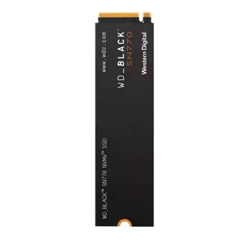 WD/西部数据 固态硬盘 ,1TB SSD M.2接口(NVMe协议) WD_BLACK SN770 NVMe SSD高性能版 WDS100T3X0E