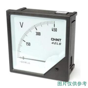 CHINT/正泰 42L6-V 指针式电压表 ,42L6-V 250V 直通