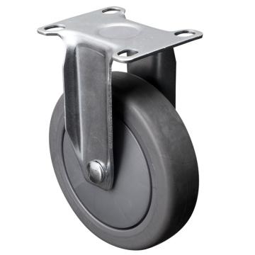 EDL/易得力 定向超级人造胶(TPE)脚轮，脚轮轻型4寸70kg，37104-374-57