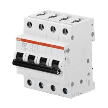 ABB 微型断路器 S204M 4P 63A C型，S204M-C63DC 直流