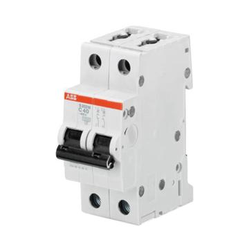 ABB 微型断路器 S202M 2P 4A C型，S202M-C4DC 直流