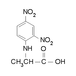 Aladdin/阿拉丁 CAS：1655-52-3|N-(2,4-二硝基苯)-L-丙氨酸|98%|1G|2-8℃