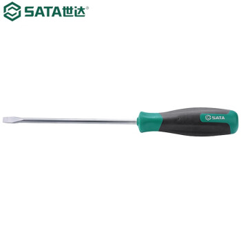 SATA/世达 一字螺丝批，橡塑柄 3X100mm, 63403