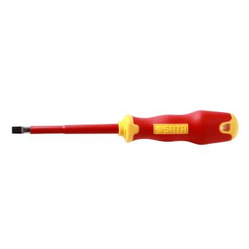 SATA/世达 T系列双色柄一字绝缘螺丝批 5.5*125MM，61324