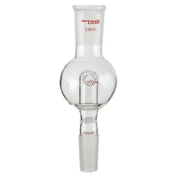 Titan/泰坦 防溅球，具砂板，上磨口：29/42，下磨口：24/40，100ml 特优级，TA232924，1个