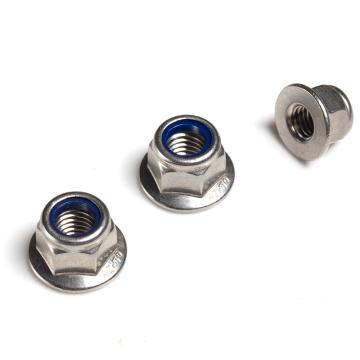 TONG/东明 DIN6926尼龙法兰螺母，M4-0.7，不锈钢304，强度A2-70，50个/包